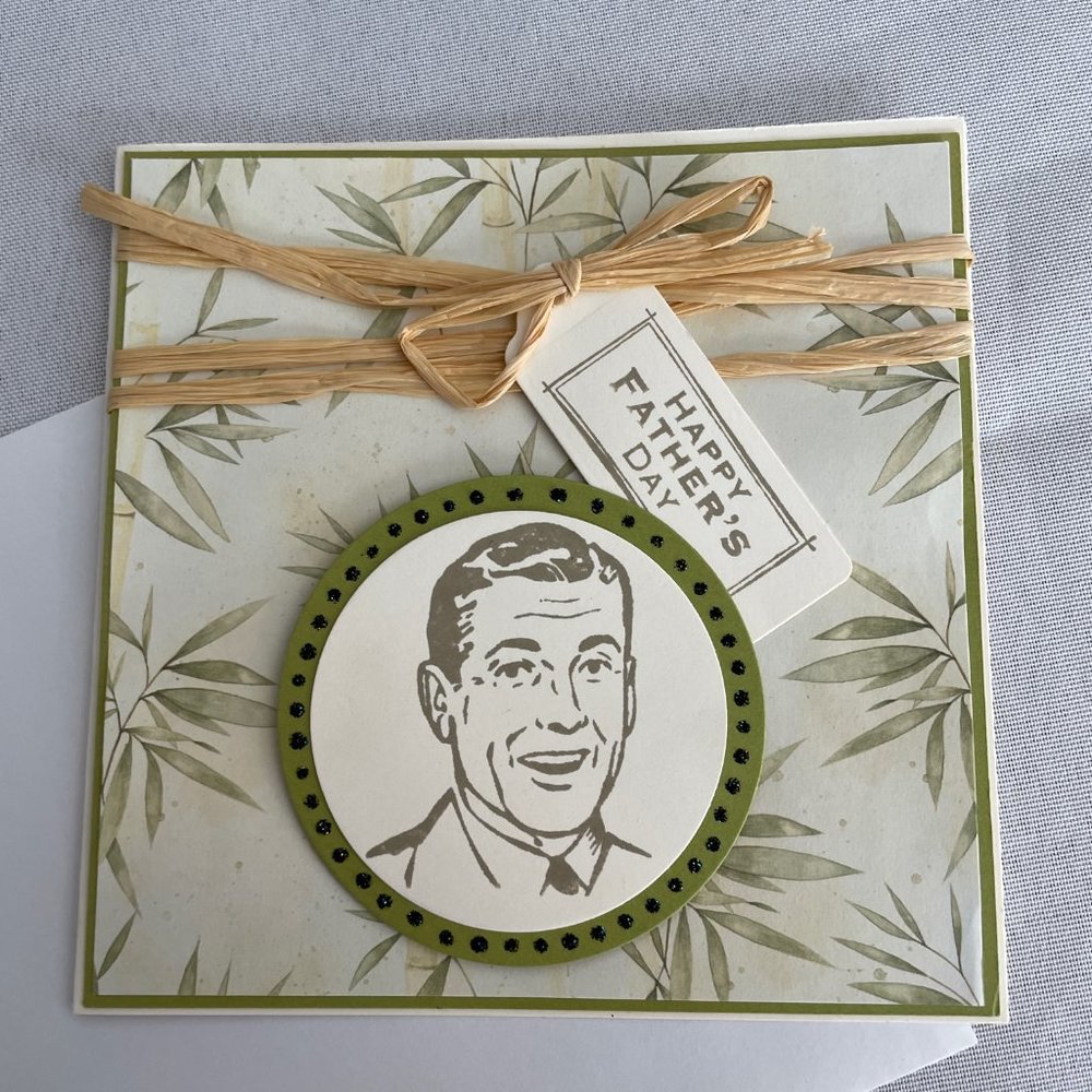 Retro Happy Father's Day Greeting Card Handmade